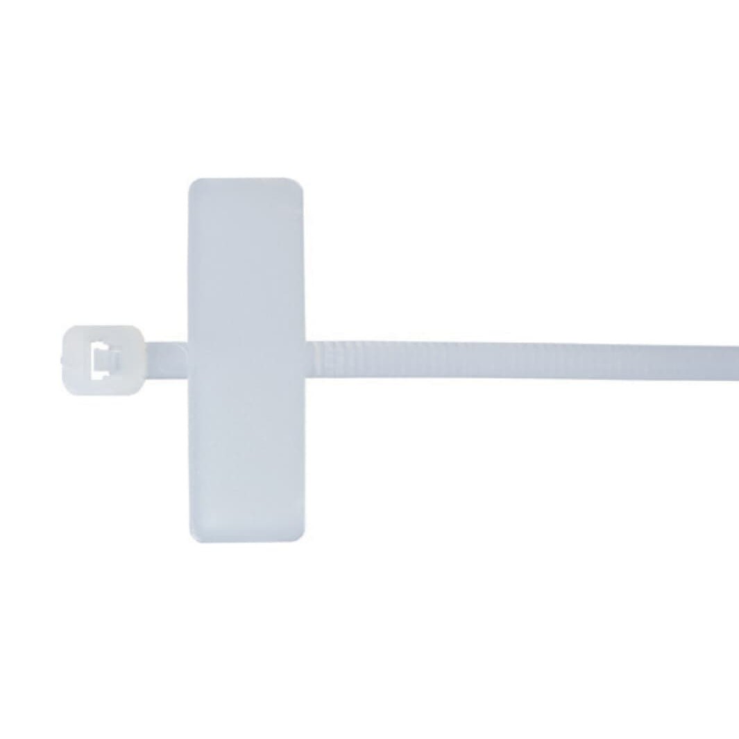 【L-4-18ID-9-C】CABLE TIE 18LB 4IN NAT NYL MRK P