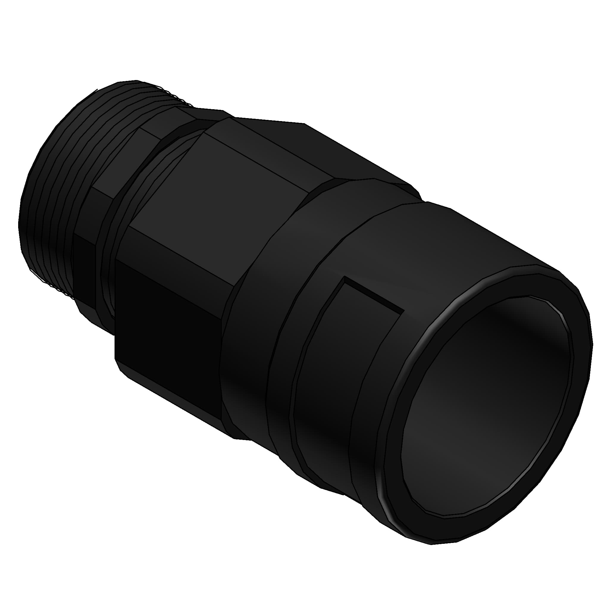 【NVEZ-M207V-10】EMC FTNG M20W17 PA6/BR IP68 BLK