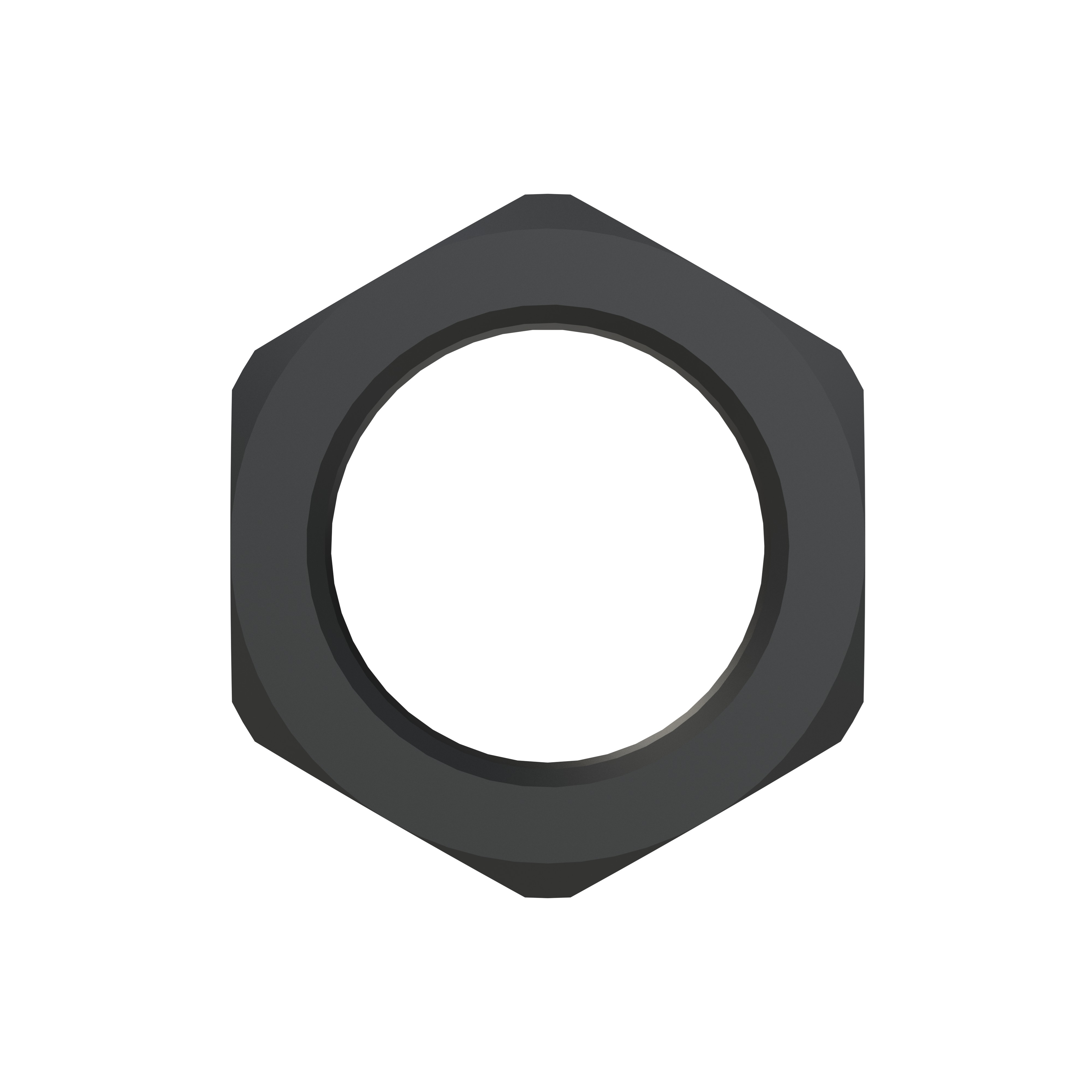 【BMN-M20】LOCKNUT PA6 M20X1.5 BLK