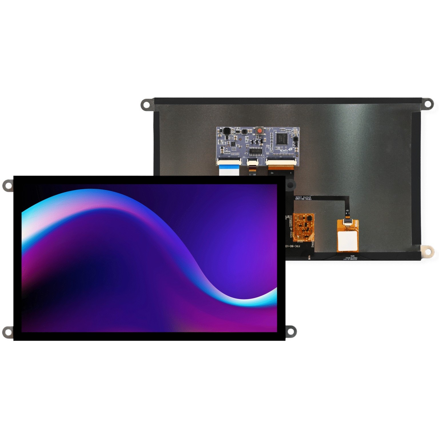 【4DHDMI-90-1024-600-CT-EAR-500】10.1'' 1280 X 800 1000CD/M2 CAPA