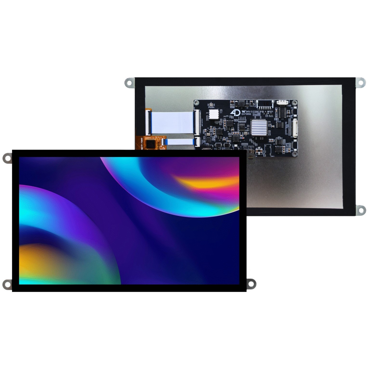 【4DHDMI-90-1280-800-CT-EAR-1000】12.1'' 1280 X 800 500CD/M2 NON T