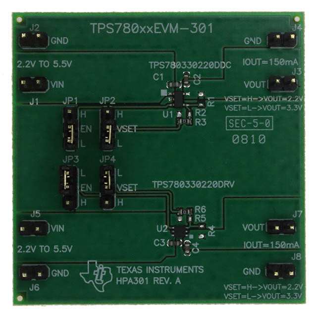디바이스마트,MCU보드/전자키트 > 전원/신호/저장/응용 > 리니어/전압조정(디지키),,TPS780XXEVM-301,EVAL MODULE FOR TPS780XX-301 / Digi-Key Part Number : 296-24110-ND