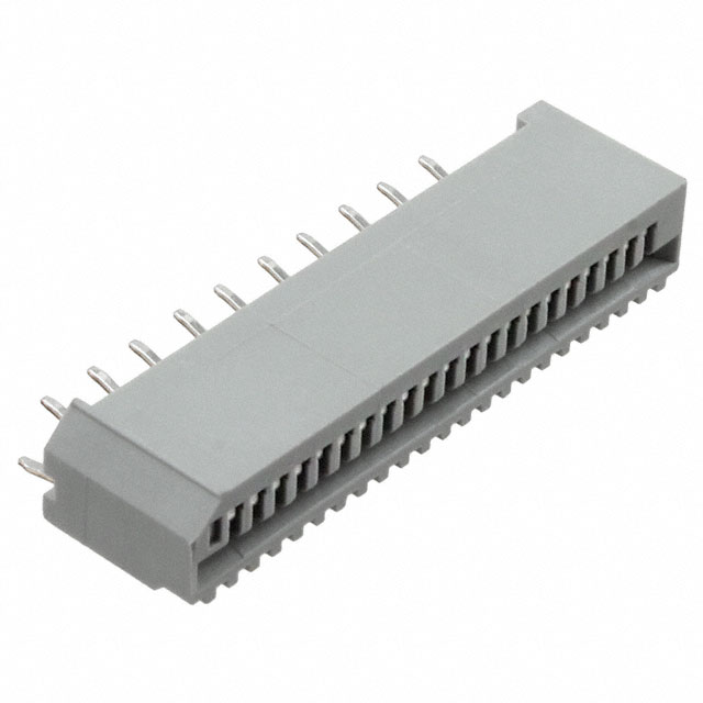 21 Position FFC, FPC Connector Contacts, Vertical - 1 Sided 0.049