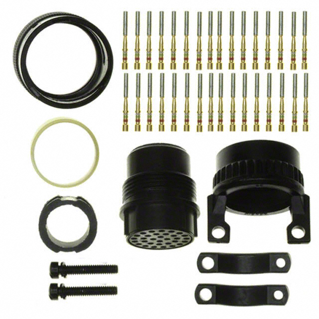 32 Position Circular Connector Plug, Female Sockets Crimp