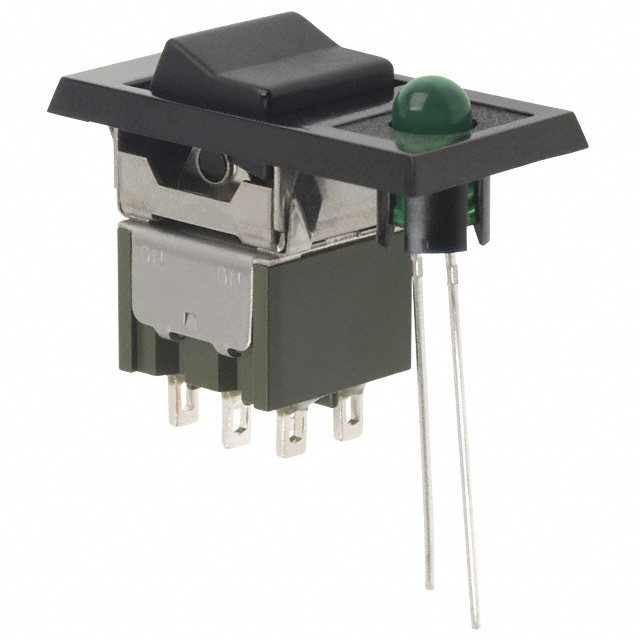 Rocker Switch DPDT 6A (AC), 4A (DC) 125 V Panel Mount, Snap-In