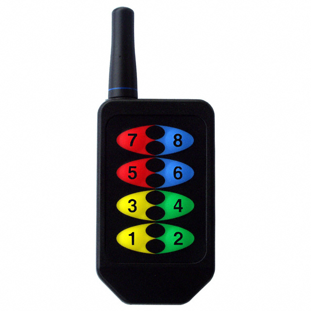 RF Transmitter 315MHz ASK, OOK Handheld, 8 Button