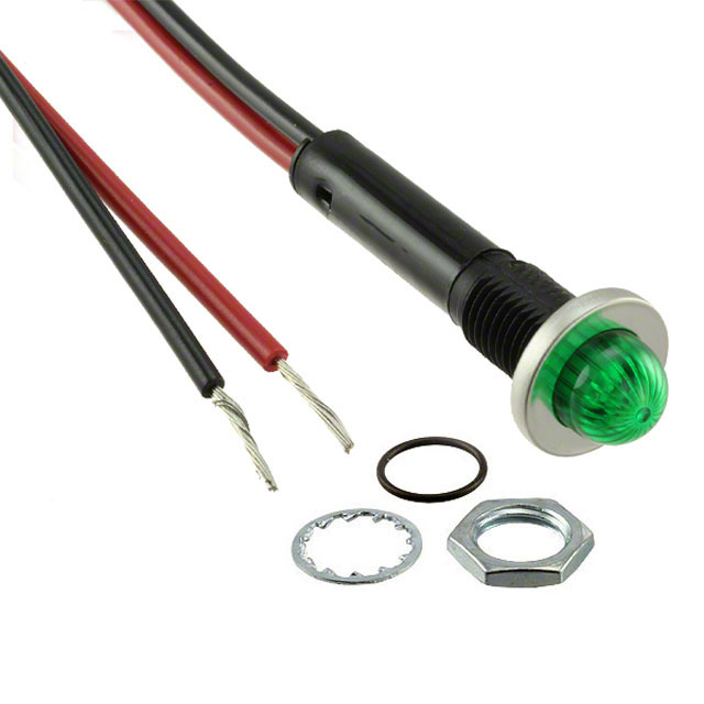 NEON PNL IND GREEN 9.90MM LEADS