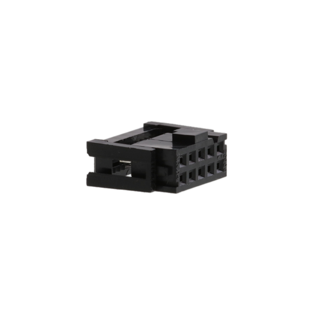 10 Position Rectangular Receptacle Connector IDC Gold 26-28 AWG