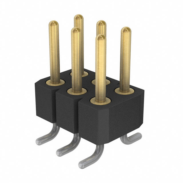 Connector Header Surface Mount 6 position 0.100 (2.54mm)