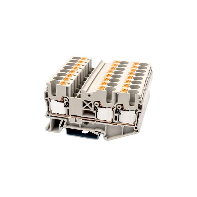 【DP6-TN】PUSH IN TERM BLK FEED THROUGH 20