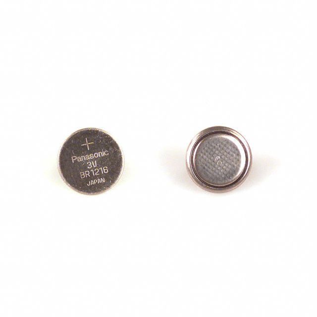 Coin, 12.5mm Lithium Poly-Carbon Monofluoride 3 V Battery Non-Rechargeable (Primary)