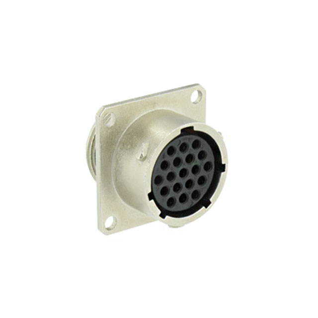 19 Position Circular Connector Receptacle Housing Panel Mount