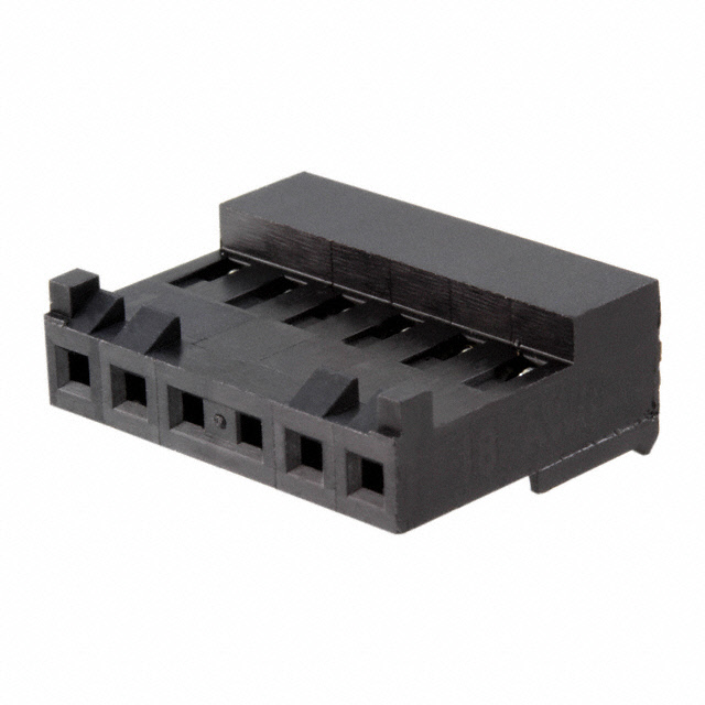 6 Position Rectangular Receptacle Connector IDC Tin-Lead 18 AWG