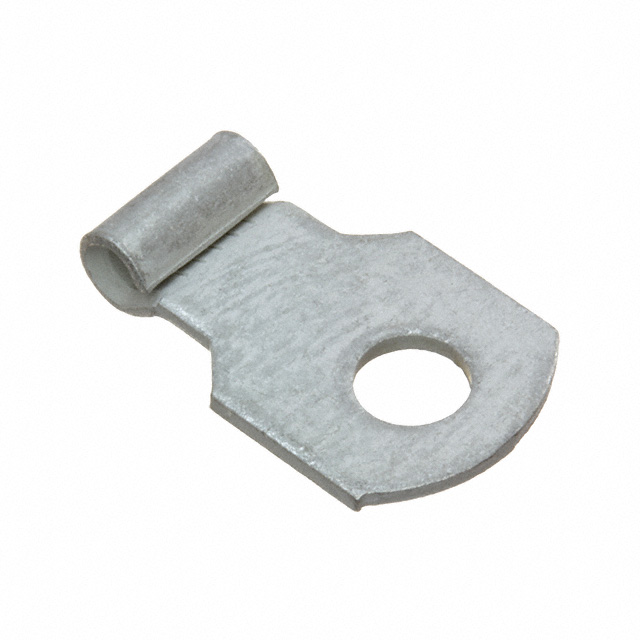 Ring Terminal Connector 6 Stud Circular 18-22 AWG Crimp, Flag