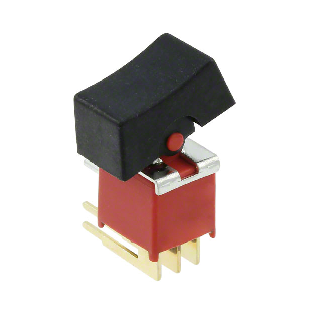 Rocker Switch DPDT 3A (AC/DC) 120 V Through Hole, Right Angle