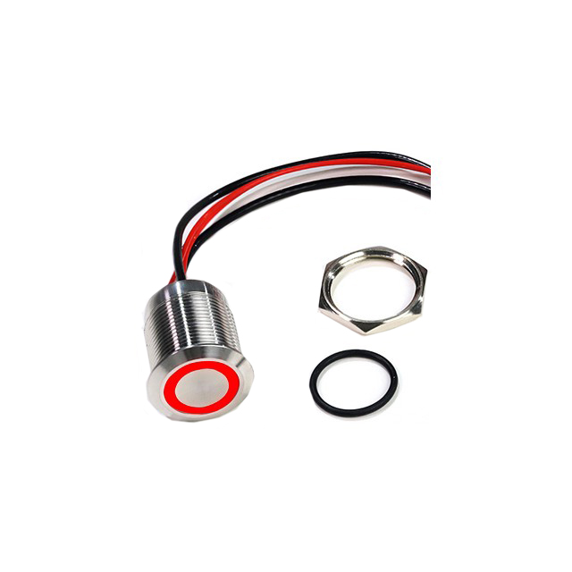 【FPM19-FW6-S0Z4R12】SWITCH-LED SPST 19MM R 12V 20A W