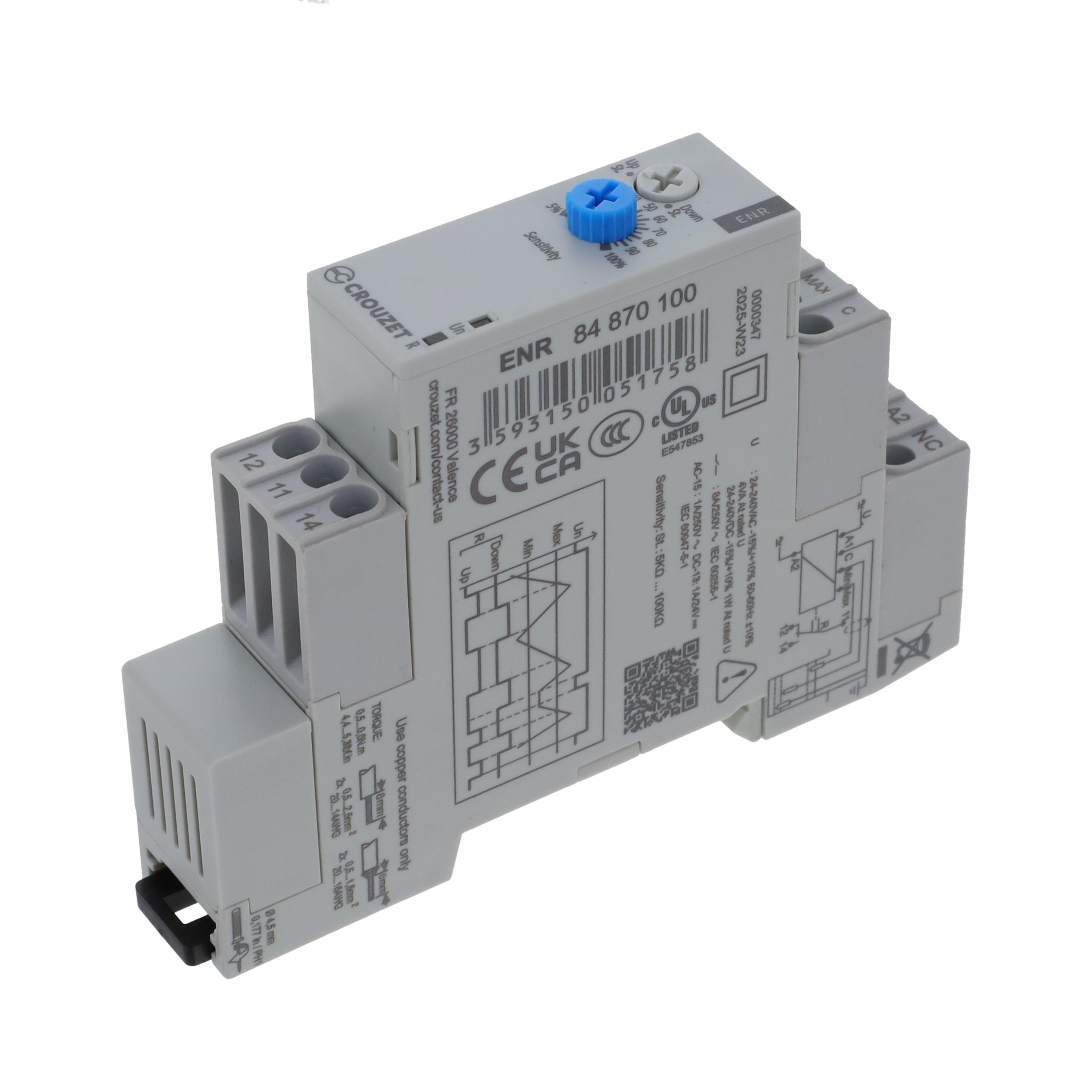 【84870100】LEVEL MONITORING RELAY ENR, 24-2