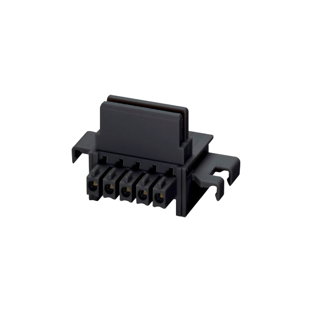 【2202254】DIN RAIL CONNECTOR  COLOR: BLACK