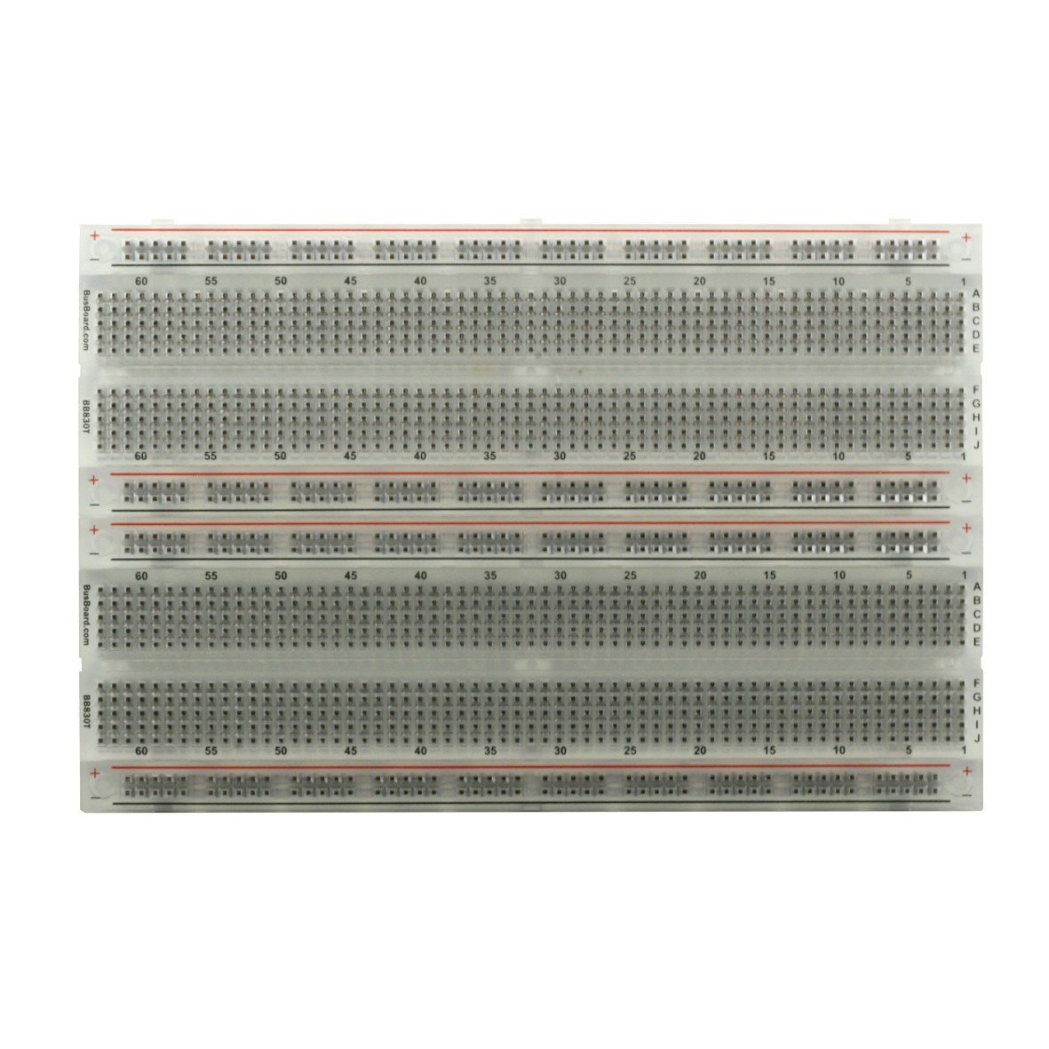 【BB1660T】BREADBOARD TRANSPARENT 1660PT