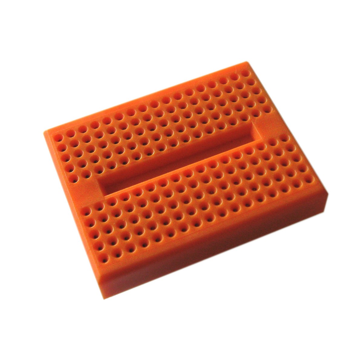 【BB170-OR】BREADBOARD 170PT ORANGE HI-TEMP