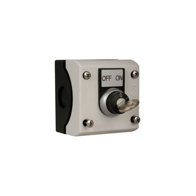 【M22-C1-M9H】CONTROL STATION 2POS KEY SS 1NO