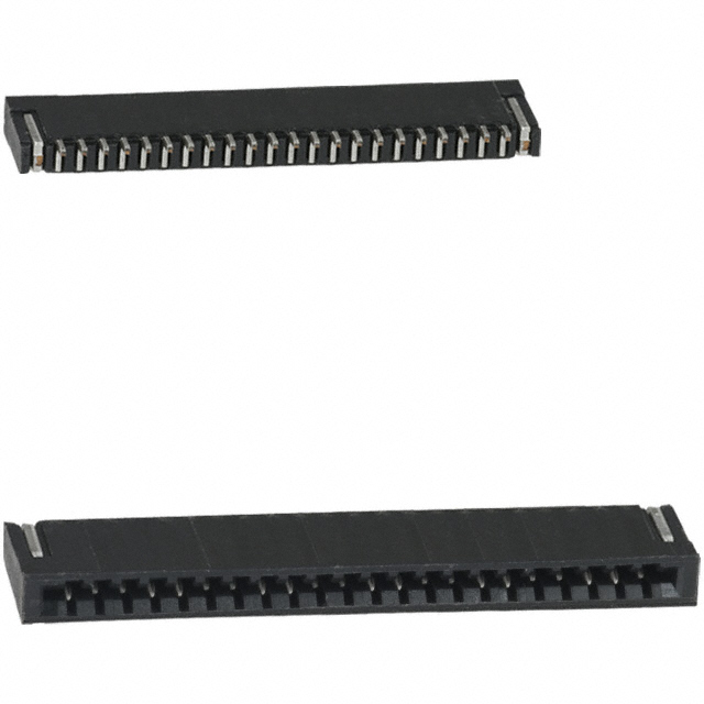 22 Position FFC, FPC Connector Contacts, Bottom 0.039