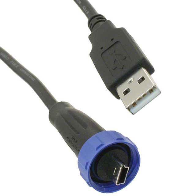 디바이스마트,케이블/전선 > USB 케이블 > USB 케이블(미분류),,PX0441/2M00,CABLE IP68 MINI B TO A USB 2M / Digi-Key Part Number : 708-1229-ND