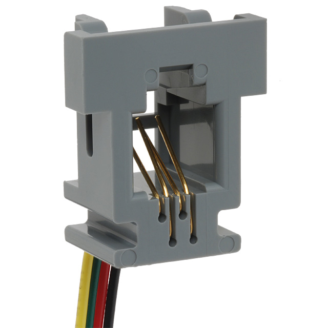 Jack Modular Connector 4p4c (RJ9, RJ10, RJ22) User Selectable Unshielded