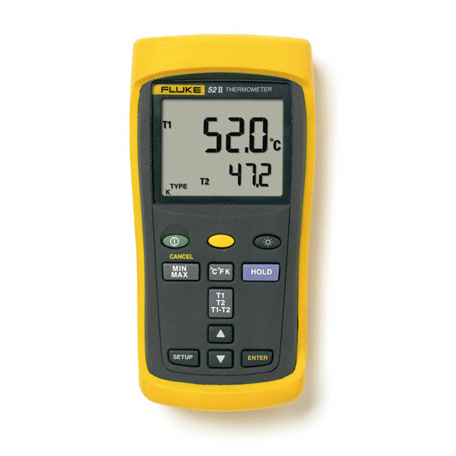 Handheld -418 ~ 2501°F (-250 ~ 1372°C) Thermocouples (2) Thermometer LCD C°/F° Backlight, Hold, Min/Max/Ave, Sleep Mode