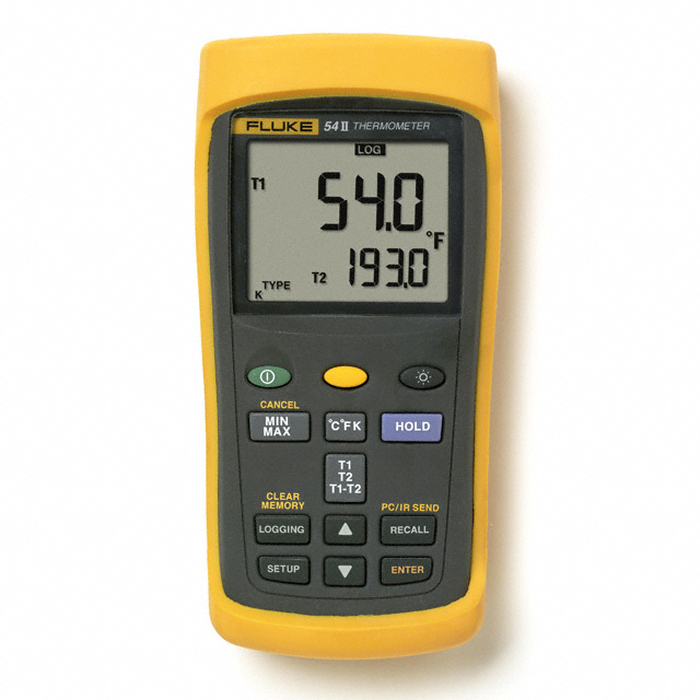 Handheld -418 ~ 3212°F (-250 ~ 1767°C) Thermocouples (2) Thermometer LCD C°/F° Backlight, Hold, Memory, Min/Max/Ave, Sleep Mode