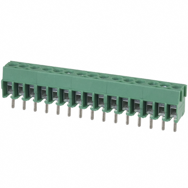 디바이스마트,커넥터/PCB > 터미널블럭 > 터미널블럭 (미분류) > 보드-와이어형,,1984743,TERM BLK 15P SIDE ENT 3.5MM PCB / Digi-Key Part Number : 277-1732-ND