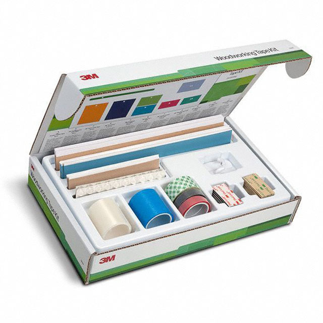 Woodwork Tape Kit Includes 17002, 2080, 2A25C, 4032, 8979, 9629PC, 9832, SJ3000, SJ3550, SJ4570, SJ6512 Consisting of Hooks (2), Rolls (3), Strips (56)