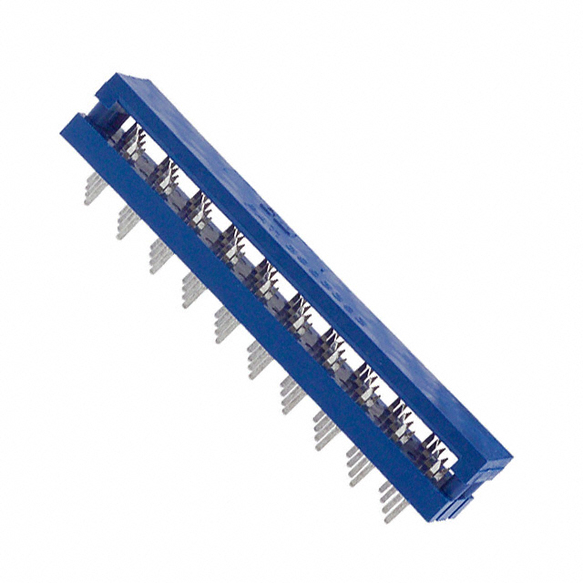 40 Position Ribbon Cable Connector Blue IDC 28-30 AWG, Stranded or Solid Through Hole