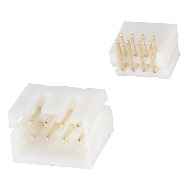 Connector Header Through Hole, Right Angle 8 position 0.098