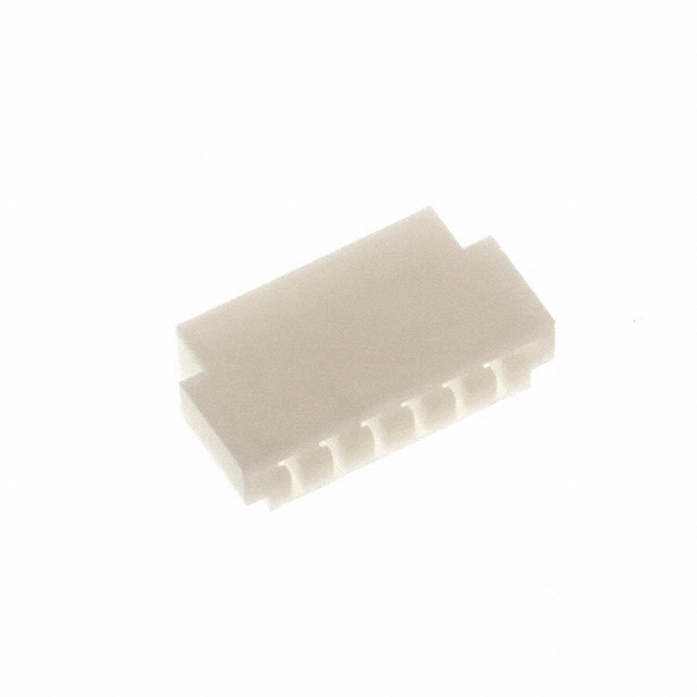 6 Position Card Edge Connector Housing White 0.156 (3.96mm) Free Hanging (In-Line)