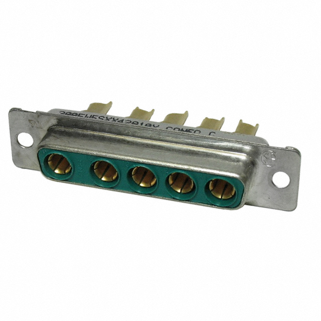 5 (Power) Position D-Sub, Combo Receptacle, Female Sockets Connector