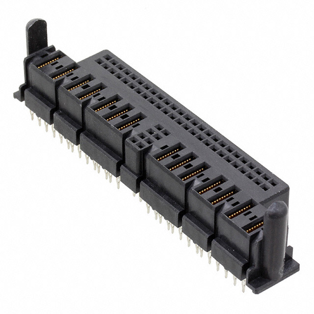 78 Connector Receptacle Through Hole Black