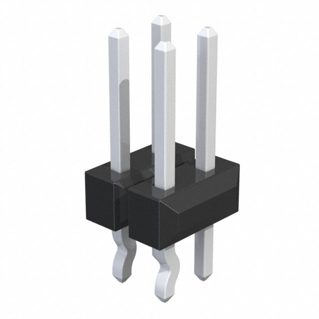 Connector Header Through Hole 4 position 0.100 (2.54mm)