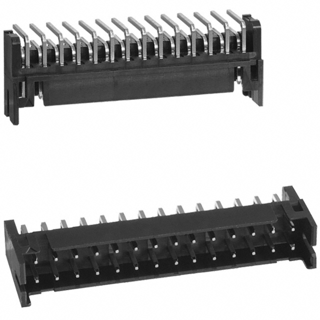 Connector Header Through Hole, Right Angle 28 position 0.079