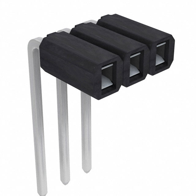 3 Position Receptacle, Breakaway Connector 0.100