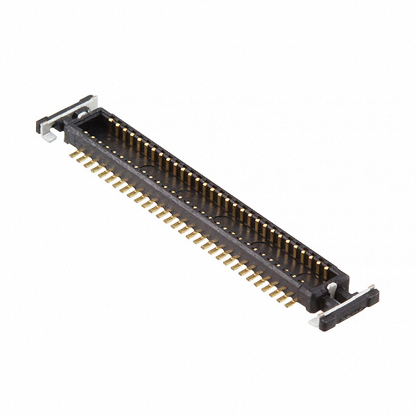 60 Position Connector Plug, Outer Shroud Contacts Surface Mount Gold