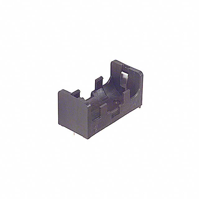 Battery Holder (Open) C 1 Cell PC Pin