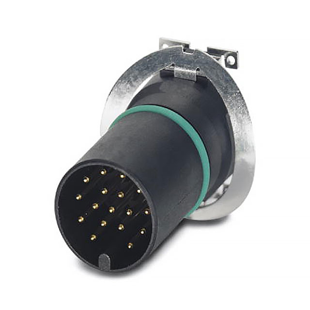 17 Position Circular Connector Insert, Male Pins Solder