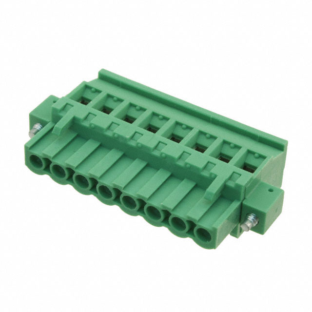 8 Position Terminal Block Plug, Female Sockets 0.197