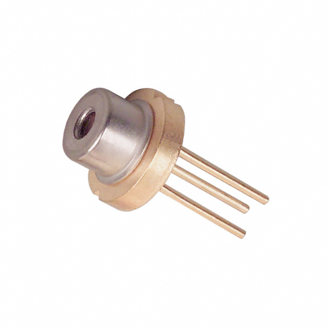 Laser Diode 650nm 5mW 2.2V 35mA Radial, Can, 3 Lead (5.6mm, TO-18)