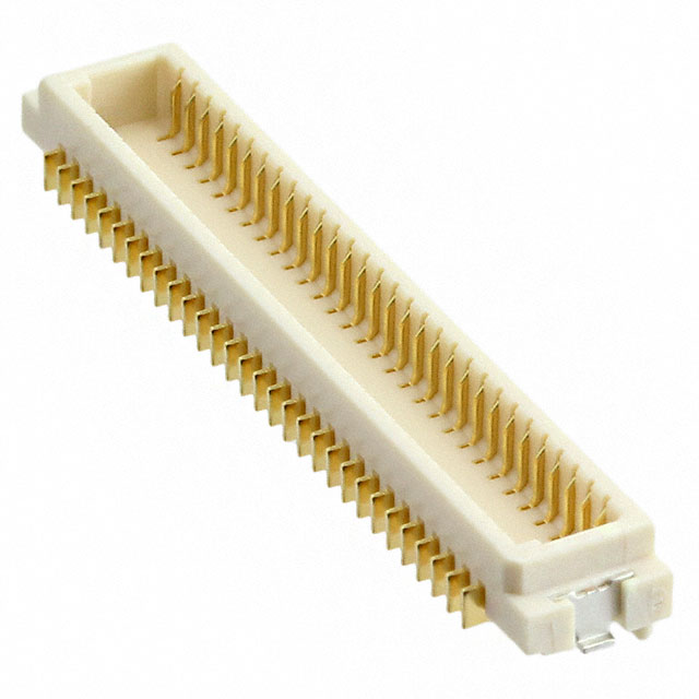 60 Position Connector Plug, Outer Shroud Contacts Surface Mount Gold