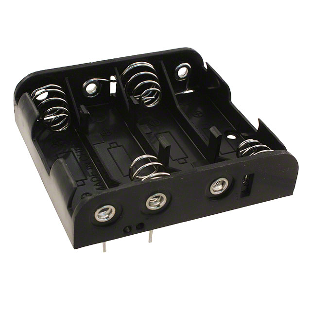 Battery Holder (Open) AA 4 Cell PC Pin