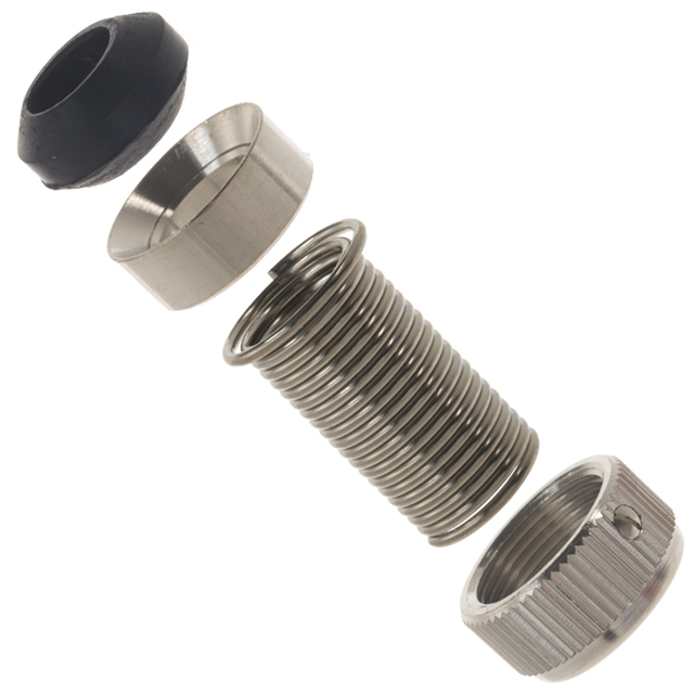 Silver Connector Cable Clamp, Internal M13x0.75 12