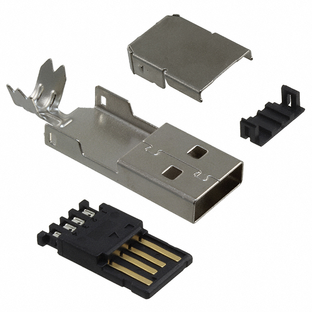 디바이스마트,커넥터/PCB > I/O 커넥터 > USB/IEEE 커넥터 > USB/IEEE/DVI,,1734372-1,CONN PLUG USB2.0 TYPEA 4POS SLD / Digi-Key Part Number : A112681-ND