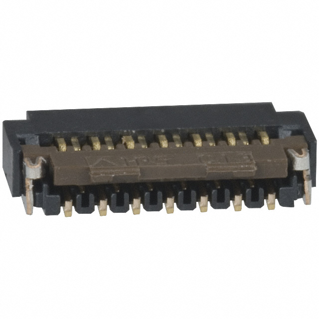 13 Position FPC Connector Contacts, Bottom 0.012